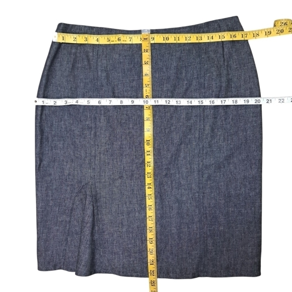 Akris Punto Gray Lined Skirt Size 10 - Picture 3 of 16